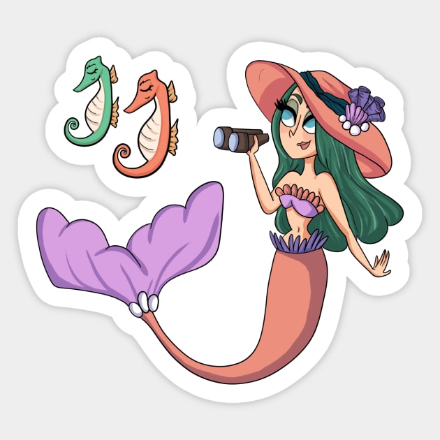 Seahorse Derby! Sticker by katidoodlesmuch